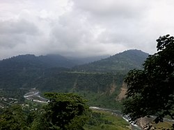 Jhalong and the river Jhaldhaka