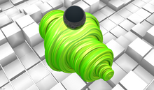 A Julia set drawn with NVIDIA OptiX (This is a sample of the SDK.) OptiX Julia set.png