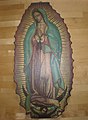 Our Lady of Guadalupe wooden wall hanging