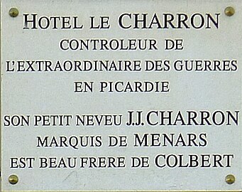 Plaque commémorative.