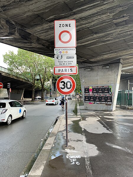 File:Panneau Entrée Paris Avenue Porte Chapelle - Paris XVIII (FR75) - 2021-07-26 - 1.jpg