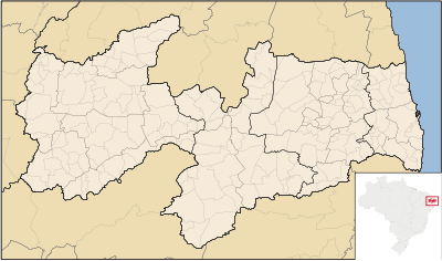Карта на Параиба