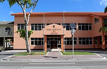 Parliament of Aruba in Oranjestad