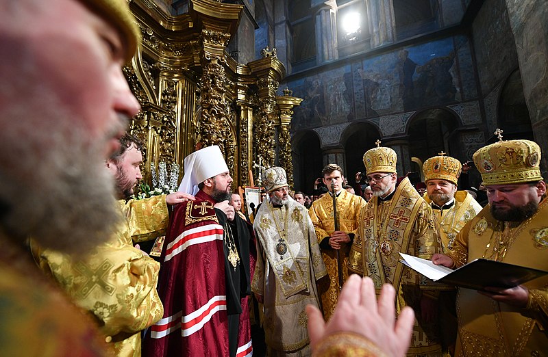 File:Participation in the liturgy and enthronement of the Primate of the Orthodox Church of Ukraine (2019-02-03) 14.jpeg