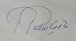 Pedro Opeka signature.JPG