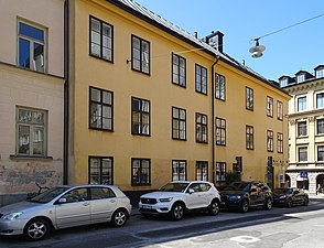 Fastigheten Pelarbacken större 30, Kapellgränd 2 / Högbergsgatan 29.