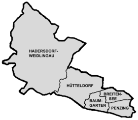 Wijkdelen van Penzing