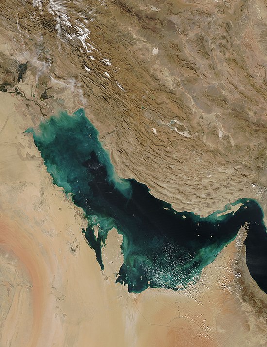 The Persian Gulf – the foreland basin produced by the Zagros orogenic belt