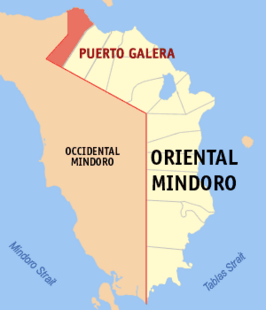 Kaart van Puerto Galera