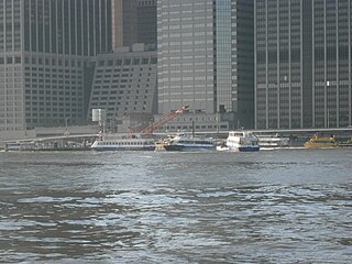 <span class="mw-page-title-main">Pier 11/Wall Street</span> Ferry and excursion boat stop in Lower Manhattan