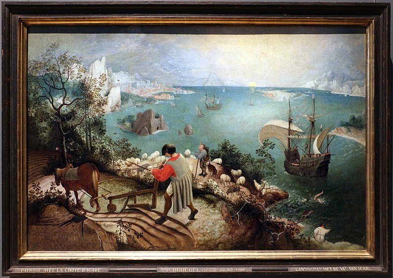 File:Pieter bruegel il vecchio, caduta di icaro, 1558 circa 01.JPG