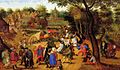 The Return of the Fair by Pieter il Giovane Bruegel, 1564-1638