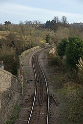 The Portishead Railway viaduct in Pill.