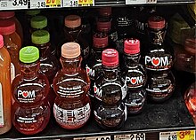 Bottles of POM juice. Pom bottles.jpg