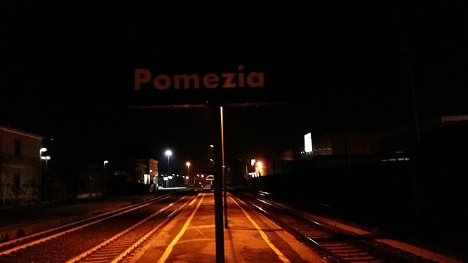 Pomezia railway station