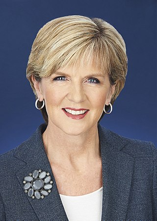 <span class="mw-page-title-main">Julie Bishop</span> Australian politician (born 1956)