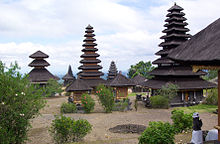 Le temple de Besakih à Bali