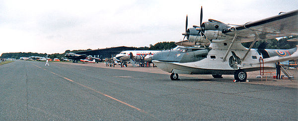 A line-up of aircraft at the Great Warbirds Air Display at RAF West Malling, in August 1987.