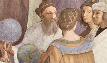 Detail of The School of Athens by Raphael, 150...