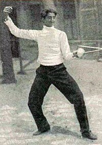 Ramon Fonst, juara olympique à l'epee aux JO de Paris 1900.jpg