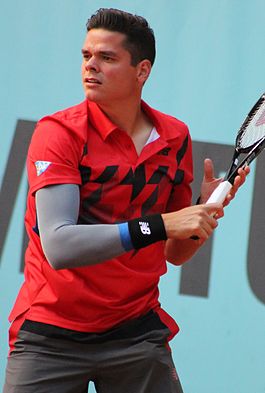 Miloš Raonic na Mutua Madrid Open 2014