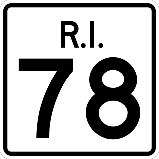 <span class="mw-page-title-main">Route 78 (Rhode Island–Connecticut)</span> Highway in Connecticut and Rhode Island