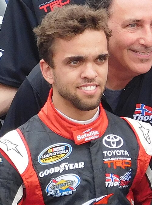 Abreu at Dover International Speedway in 2016