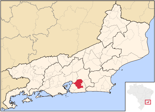 Localização de Itaboraí no Rio de Janeiro