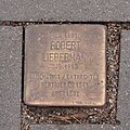 Deutsch: Stolperstein zur Erinnerung an Robert Liebermann vor der Villa Liebermann, Im Alten Dorfe 61 in Hamburg-Volksdorf.
