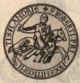 Robert's effigy on his seal