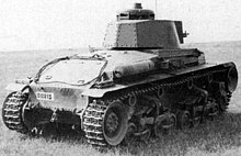 Modified Romanian R-2c variant with different looking rear of both the turret and the hull Romanian R-2c tank.jpg