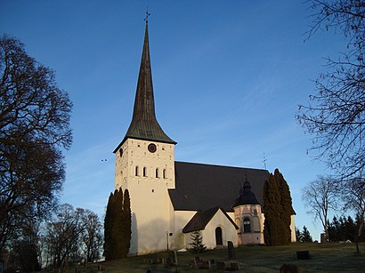 Vägbeskrivningar till Romfartuna Kyrka med kollektivtrafik