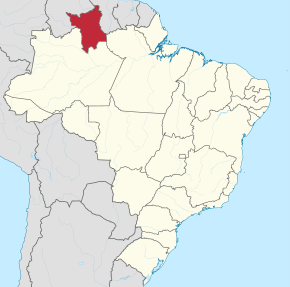 Kart over Roraima