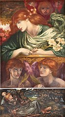 La Damoiselle élue, par Dante Gabriel Rossetti, 1871-1878.