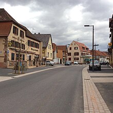 Rue Général-de-Gaulle à Marlenheim.