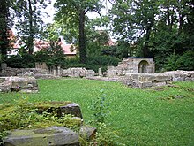 Ruiner av Georgenthal Abbey