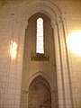 Le croisillon sud de l'église abbatiale