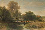 W. Roelofs, Landscape with cattle near Oosterbeek, 1867, oil on canvas, Amsterdam Museum