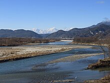 犀川（長野県長野市、裾花川合流地点付近）