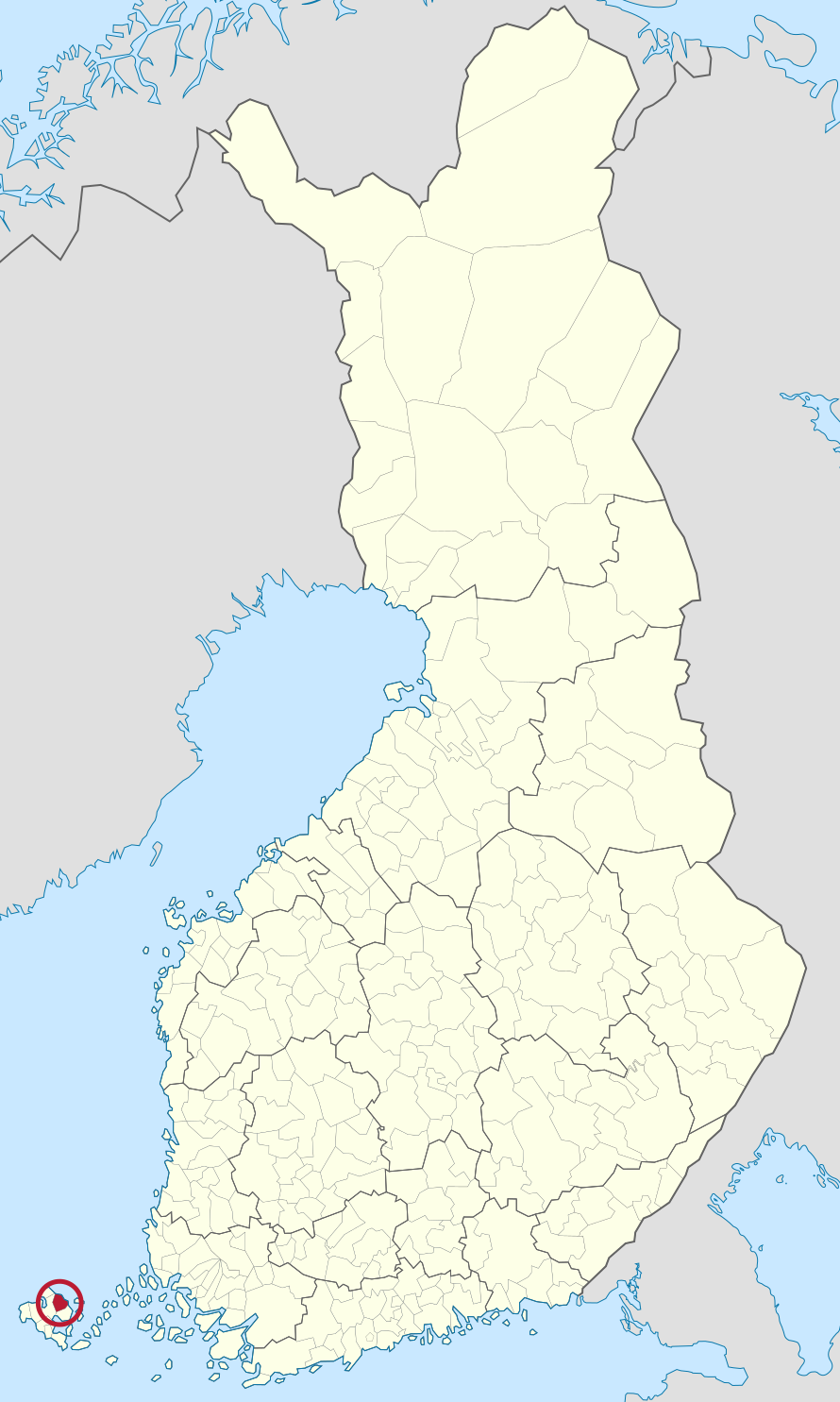 薩爾特維克（Saltvik）的地圖