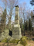 Totality of the Royal Saxon Triangulation ("European degree measurement in the Kingdom of Saxony");  Station 53 benches