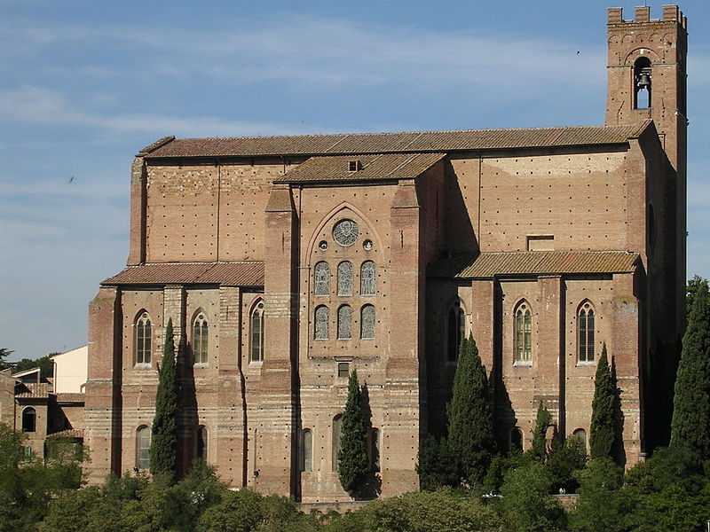 File:San Domenico church in Siena, Italy.jpg