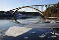 Sandö bridge in February