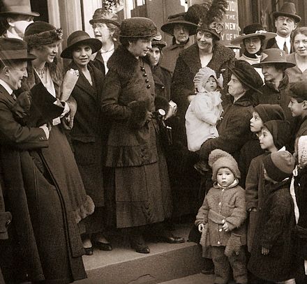 Margaret Sanger, birth control advocate, and her sister Ethyl Byrne, on the courthouse steps in Brooklyn, New York City, January 8, 1917, during their trial for opening a birth control clinic. Contraception has been and still remains in some cultures a controversial issue.