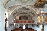 Semerskirchen Iglesia de la Asunción de María - nave con galería oeste.jpg