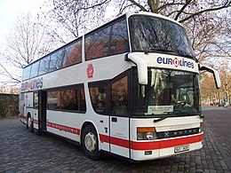 Eurolines double-decker coach