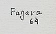 firma di Vera Pagava
