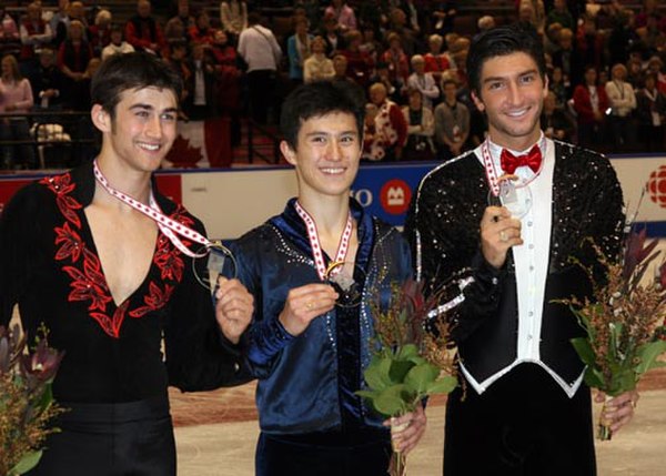 Bradley at the 2008 Skate Canada