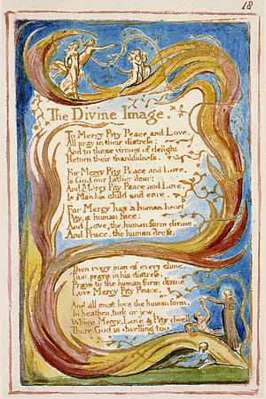 Songs of Innocence and of Experience, copy AA, 1826 (The Fitzwilliam Museum) object 18 The Divine Image.jpg
