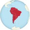 South America on the globe (white-red).svg